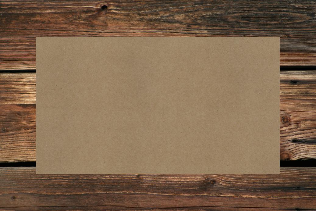 Einzelkarten 105x210 mm Recycling Kraft Naturbraun 290 g/qm